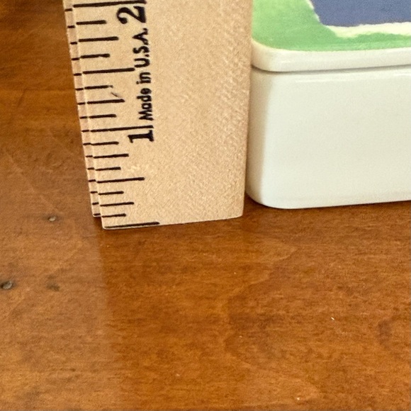 Dept 56 Sandra Magsamen Ceramic Trinket Box w/ Lid Dress Rehearsal Celebrate 5x5 - Picture 6 of 6